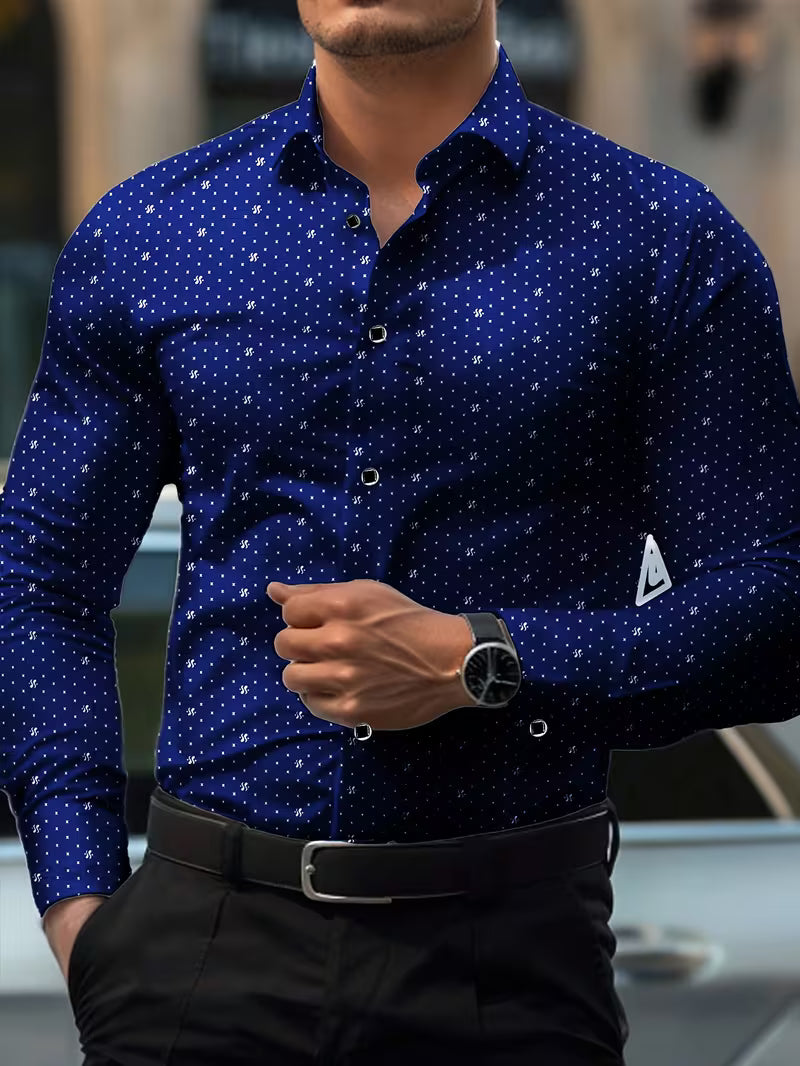 Camisa De Manga Larga Con Botones En La Parte Delantera