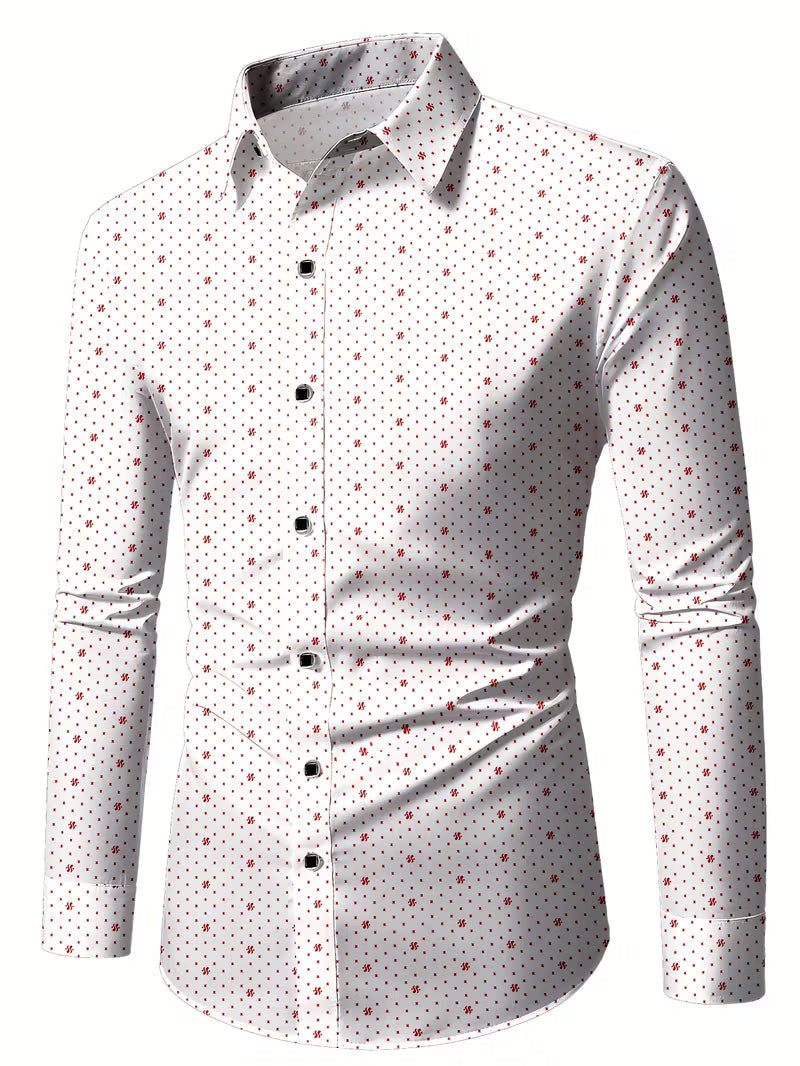 Camisa De Manga Larga Con Botones En La Parte Delantera