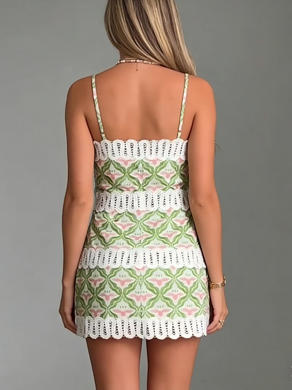 Garden Glow Mini Vestido