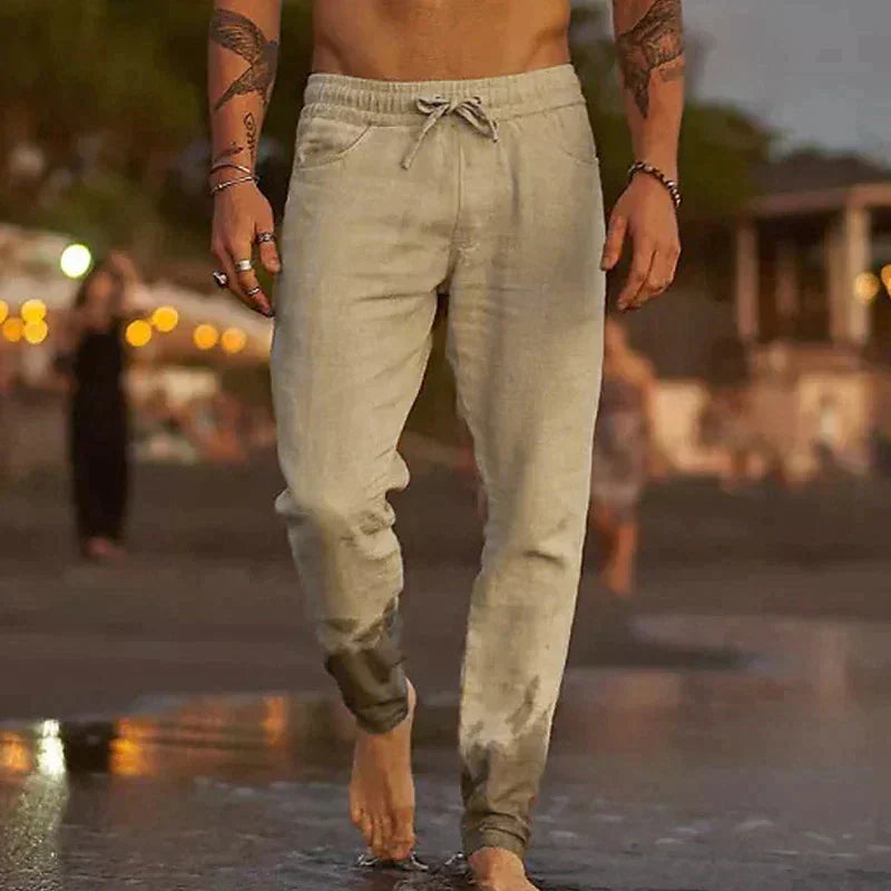 Francis | Pantalones de Playa de Lino