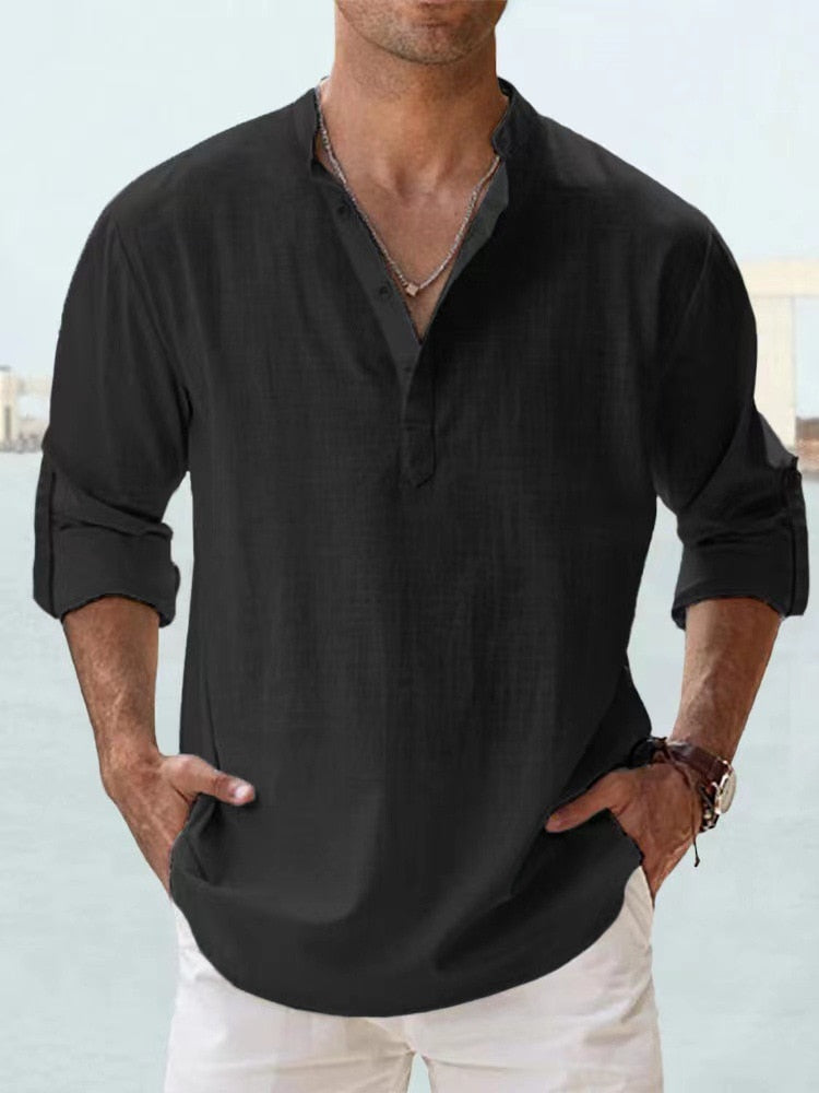 Esteban™ | Camisa de lino transpirable
