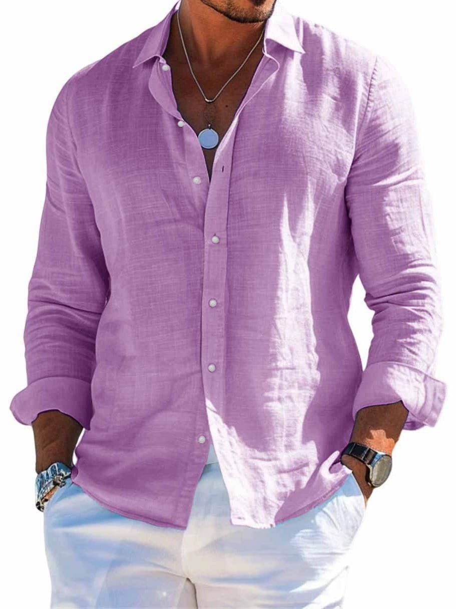Lorenzo | Camisa veraniega de lino de corte holgado