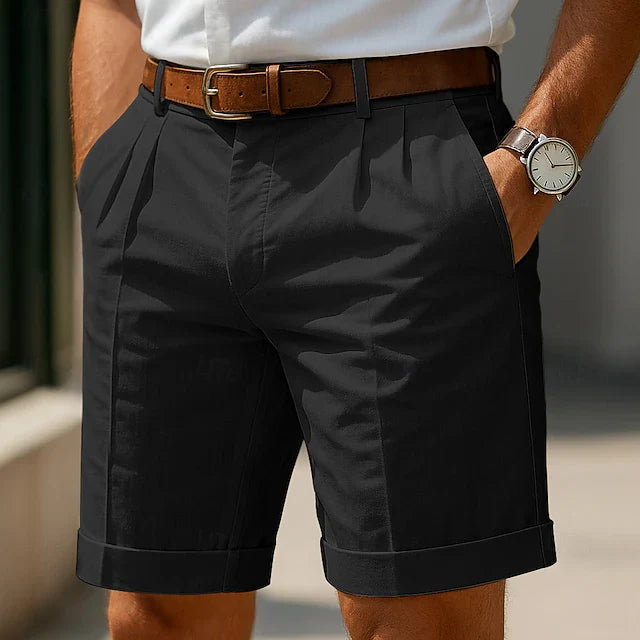 Monaco | Pantalones cortos plisados para hombre